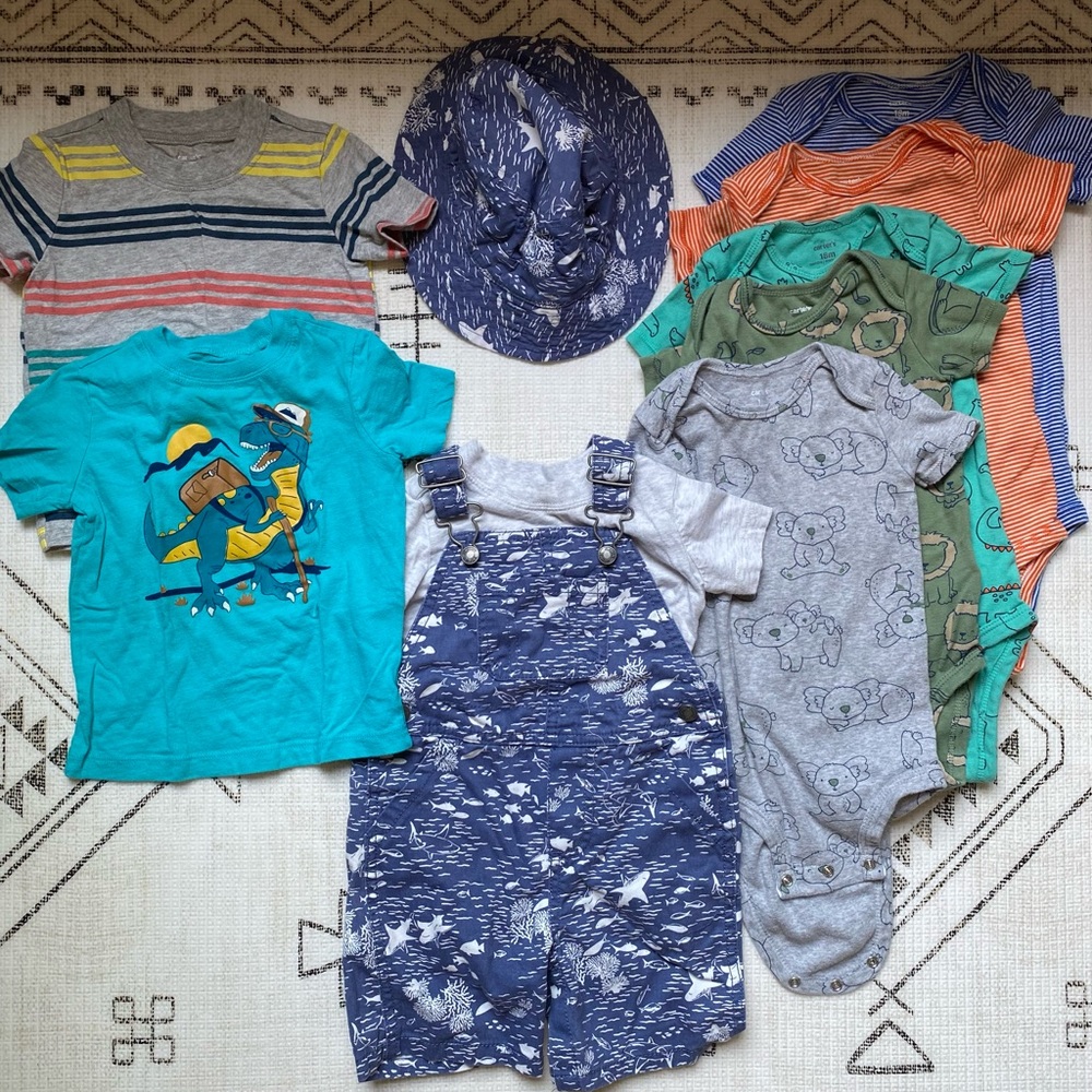 Boys carters summer bundle
